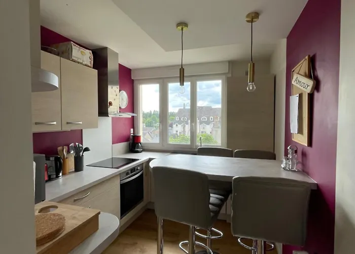 公寓 Avec Espaces Communs Equipes Parfait Pour Sejour Professionnel Ou Ambiance Conviviale *